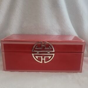 Elegant Red Jewelry Box